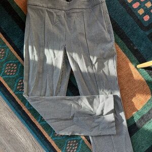 Ann Taylor Monochrome Houndstooth Pants